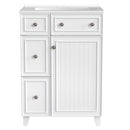 Transitional Style Bathroom Vanity Cabinet With Ceramic Sink by HouseOfZazla