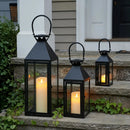26"&19"& 13" High Elegant Candle Lantern Metal Lanterns for Versatile Indoor & Outdoor by JHY DESIGN