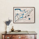 Vintage Map of Tennessee 1931
