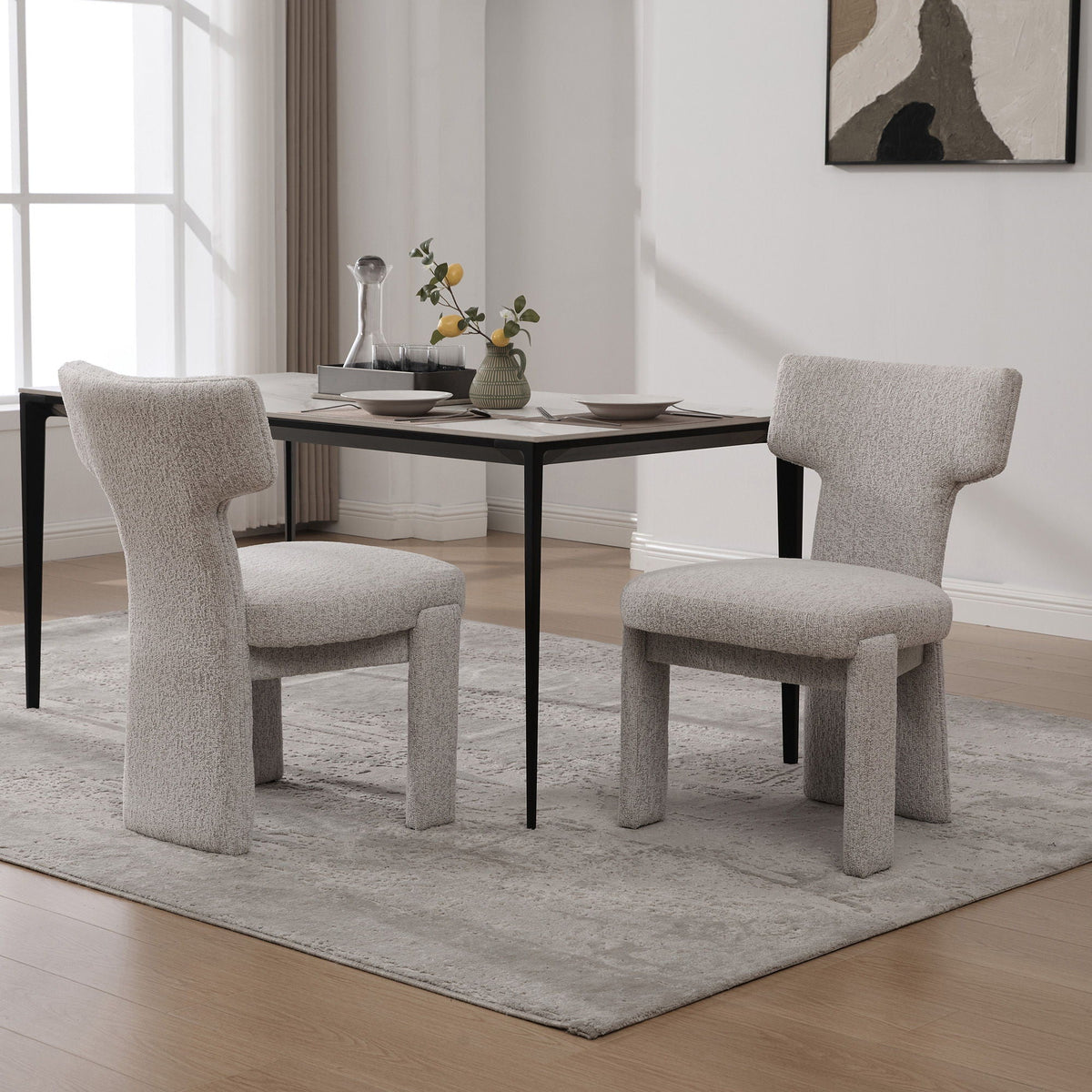 Armless Curved Back Accent Chairs, photo 18 of 40