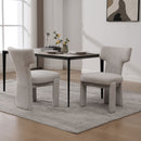 Armless Curved Back Accent Chairs by HouseOfZazla
