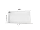 6 Drawer Double Dresser For Bedroom Living Room Hallway - White