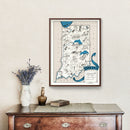 Vintage Map of Indiana 1931