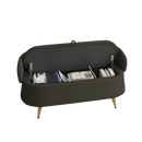 50 inchesMulti-functional long rectangular bed end storage sofa stool teddy fleece