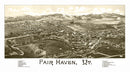 Vintage Map of Fair Haven, Vermont 1886