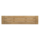 Outdoor Bench With Slat Panel Design And Acacia Wood Frame