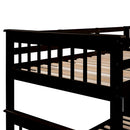 Bunk Bed With Twin Size Trundle, Storage And Guard Rail For Bedroom by HouseOfZazla