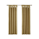 Twist Tab Lined Window Curtain Panel Bronze 50x84