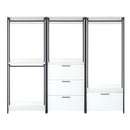 Fiona - Freestanding, Walk-In Closet System - White by HouseOfZazla