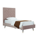 Crosby - Bed With Upholstered Headboard And Slats by HouseOfZazla