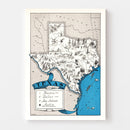 Vintage Map of Texas 1931
