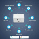 2-Pack: WiFi Smart Plug – 15A, Timer & App Control, Works with Alexa & Google Home