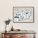Vintage Map of Oklahoma 1931