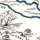 Vintage Map of Oklahoma 1931