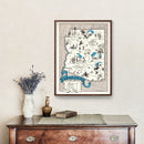 Vintage Map of Arizona 1931