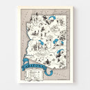 Vintage Map of Arizona 1931