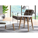 Utopia - Square End Table - White by HouseOfZazla