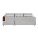 Sectional Sofa Upholstered Sofa Couch With Reversible Armrests For Living Room by HouseOfZazla