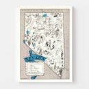Vintage Map of Nevada 1931