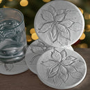 Poinsettia Drink Coasters