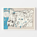 Vintage Map of Oregon 1931
