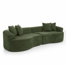 4 Seater Curved Cloud Sectional Sofa by Unique Piece Furniture