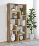 Theo 71-inch 6-shelf Bookshelf Mango