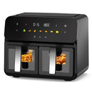 10QT Dual Air Fryer with Double Basket and Digital Touchscreen Control by HouseOfZazla