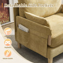 Mid Century Modern Foldable Sofa Bed, 3 In 1 Convertible Sleeper With 3 Pillows by HouseOfZazla