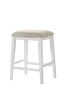 Sasha - 17" Counter Height Stool With Upholstered Seat by HouseOfZazla