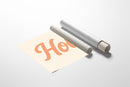 Hola Retro Script Wall Art
