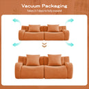 Soft Teddy Fabric Boneless Sofa