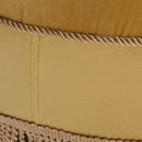 Yolanda - Luxurious Upholstery Round Upholstered Accent Ottoman by Unique Piece Furniture