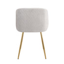 Fran - Pleated Waves Contemporary Chair (Set of 2) by HouseOfZazla