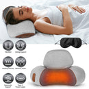 3 In 1 Neck Massager Pillow With Vibration Heating Therapy Airbag Stretching Memory Foam Fillings Ergonomic Cervical Massager With Portable Storage Ba