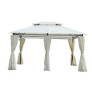13x10 Outdoor Patio Gazebo Tent with Ventilated Double Roof and Sidewalls