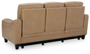 Mosswell - Power Reclining Sofa With Adj Headrest - Toffee