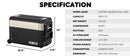 ICECO JP40 Pro Dual Zone Wheeled Portable Fridge Freezer 40 LT