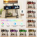 40" Console Table with Charging Station and LED Lights by LJGDeals