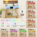 40" Console Table with Charging Station and LED Lights by LJGDeals