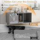 40 Inch Cat Litter Box Enclosure for 2 Cats Hidden Cat Washroom by LJGDeals