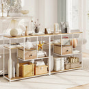 40 Inch Console Table Behind Sofa Couch with Storage by LJGDeals