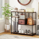 40 Inch Console Table Behind Sofa Couch with Storage by LJGDeals