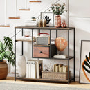 40 Inch Console Table Behind Sofa Couch with Storage by LJGDeals