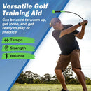 40 Inch Golf Swing Trainer Aid with Weighted Head for Grip Rhythm Balance by LJGDeals