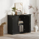 40 Inch Modern Kitchen Sideboard Buffet Cabinet with 2 Drawers and Adjustable Shelf by LJGDeals
