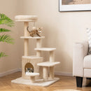 40 Inch Multi-level Cat Tower with Condo and Dangling Jingle Ball by LJGDeals