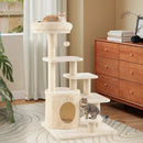40 Inch Multi-level Cat Tower with Condo and Dangling Jingle Ball by LJGDeals