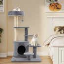 40 Inch Multi-level Cat Tower with Condo and Dangling Jingle Ball by LJGDeals