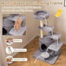 40 Inch Multi-level Cat Tower with Condo and Dangling Jingle Ball by LJGDeals